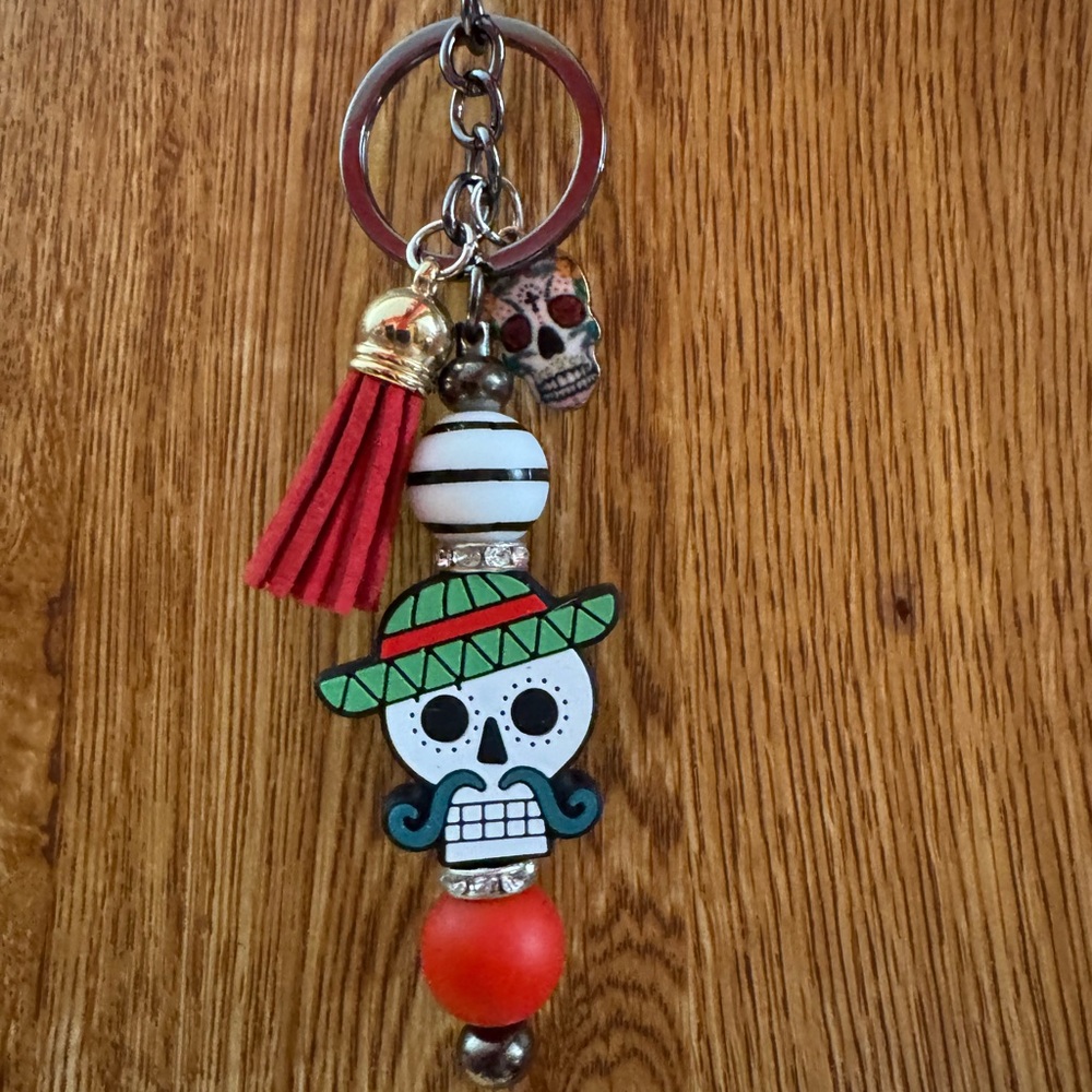 Colorful Skull Key Holder
